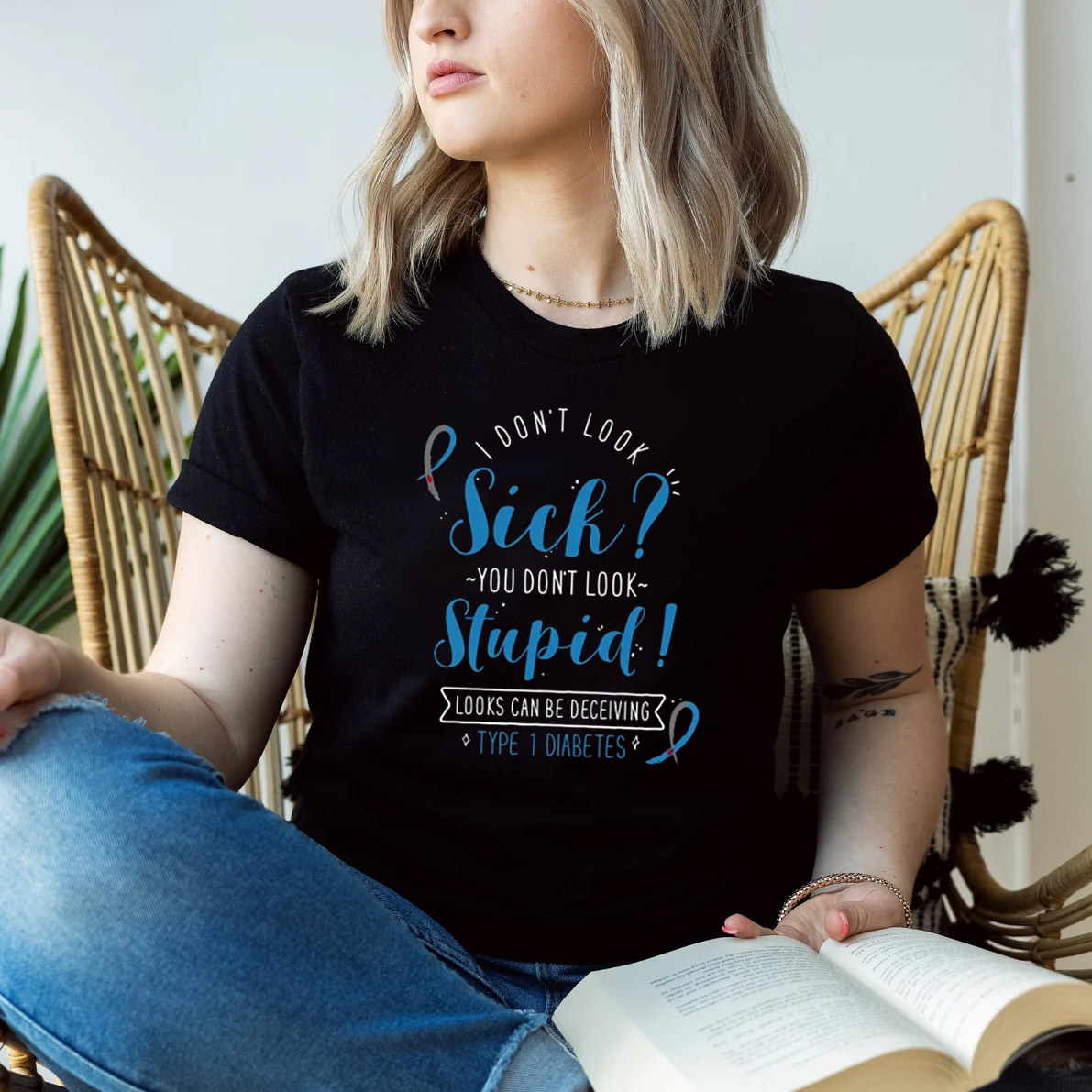 Looks Can Be Deceiving Type 1 Diabetes Awareness T-shirt Looks Can Be Deceiving Type 1 Diabetes Awareness T-shirt