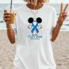 Mickey Mouse No One Fights Alone Diabetes Awareness T-shirt
