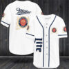Miller Lite A Fine Pilsner Beer Baseball Jersey