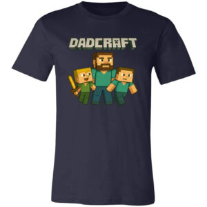 Minecraft Dadcraft Pixel Style Funny Dad T-shirt Minecraft Dadcraft Pixel Style Funny Dad T-shirt