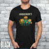 Minecraft Dadcraft Pixel Style Funny Dad T-shirt