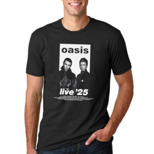 Music Festival Oasis Live 25 Tour Dates T shirt 2