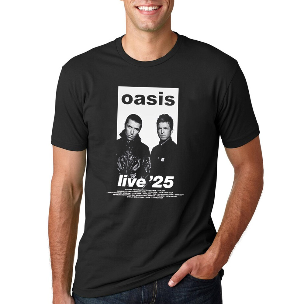 Music Festival Oasis Live 25 Tour Dates T-shirt Music Festival Oasis Live 25 Tour Dates T-shirt