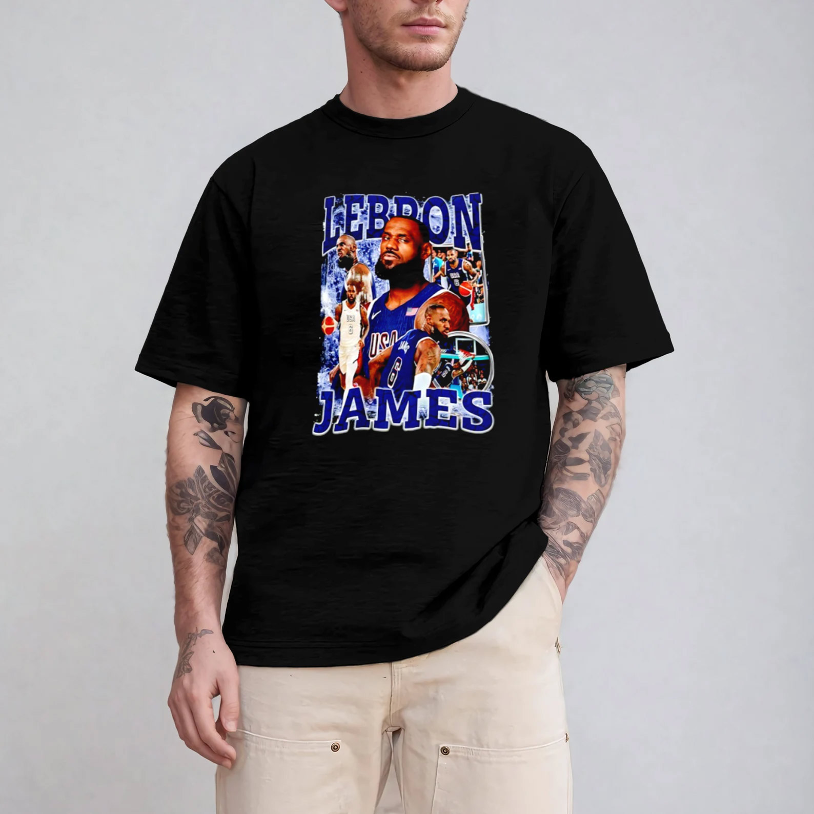 NBA LeBron James #6 Basketball T-shirt NBA LeBron James #6 Basketball T-shirt
