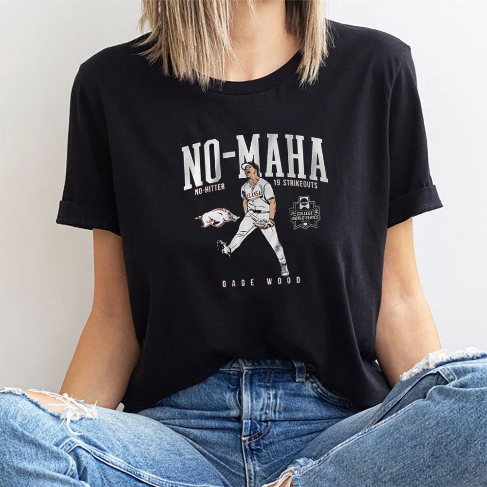 NO-MAHA Gage Wood Arkansas Razorbacks Graphic Tee NO-MAHA Gage Wood Arkansas Razorbacks Graphic Tee