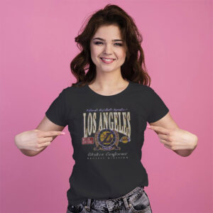 National Basketball Asspciation Los Angeles Lakers Retro T shirt 1