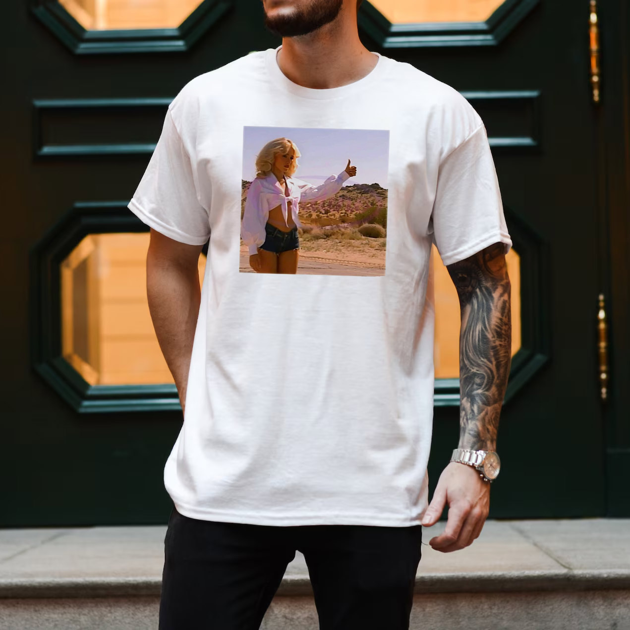 New Song Manchild Sabrina Carpenter Retro Style T-shirt New Song Manchild Sabrina Carpenter Retro Style T-shirt