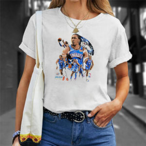 OKC Thunder Jalen Williams Graphic Vintage T shirt 1