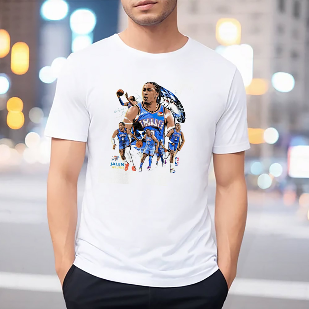OKC Thunder Jalen Williams Graphic Vintage T-shirt OKC Thunder Jalen Williams Graphic Vintage T-shirt
