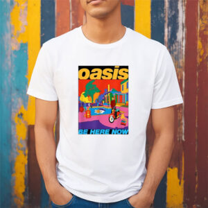 Oasis Be Here Now Tour Art T-shirt Oasis Be Here Now Tour Art T-shirt