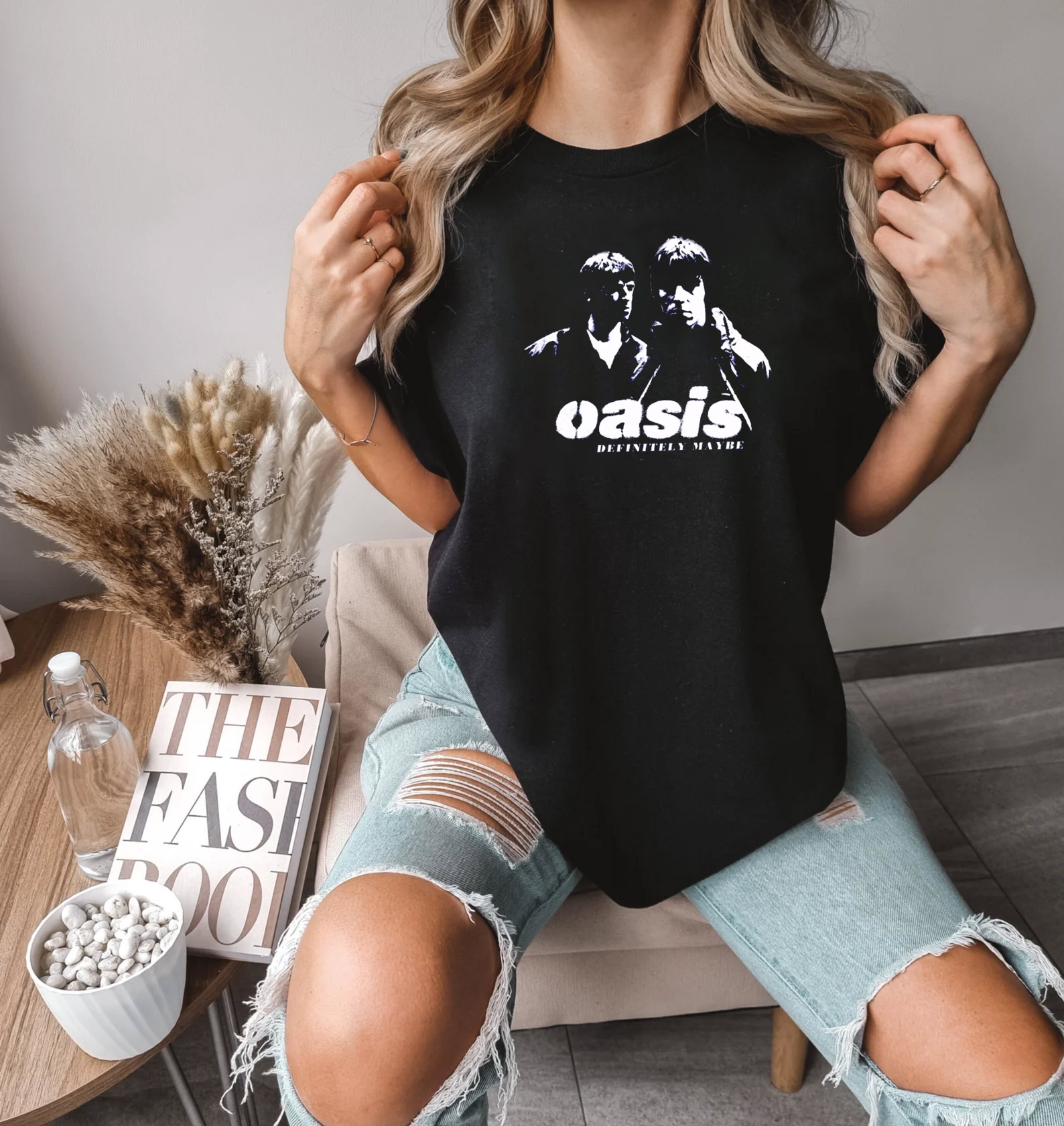 Oasis Definitely Maybe Vintage Graphic Tee Oasis Definitely Maybe Vintage Graphic Tee