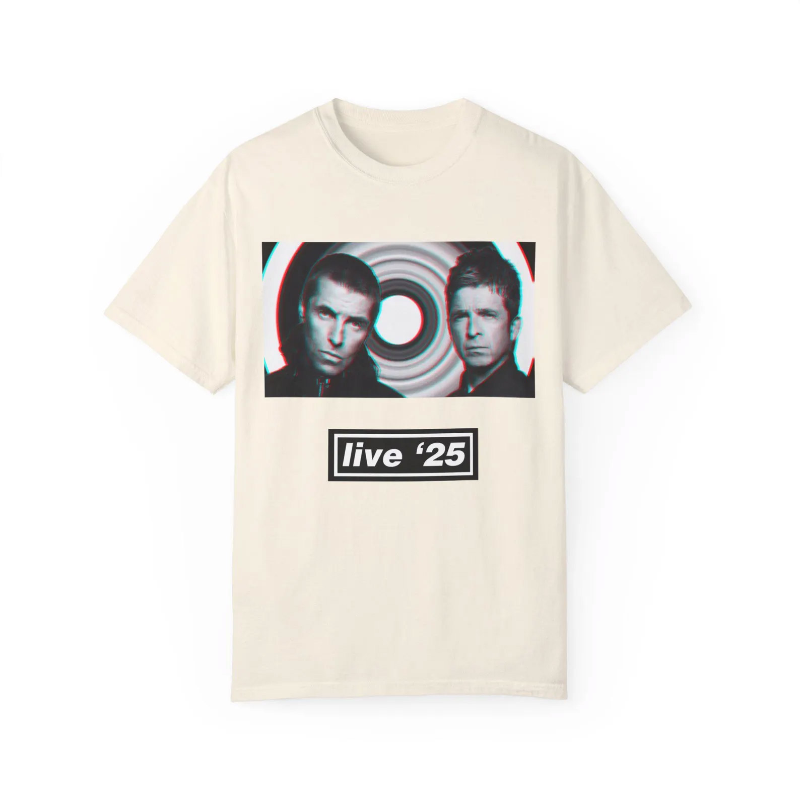 Oasis Live Tour 2025 Vintage Style Graphic Tee Oasis Live Tour 2025 Vintage Style Graphic Tee