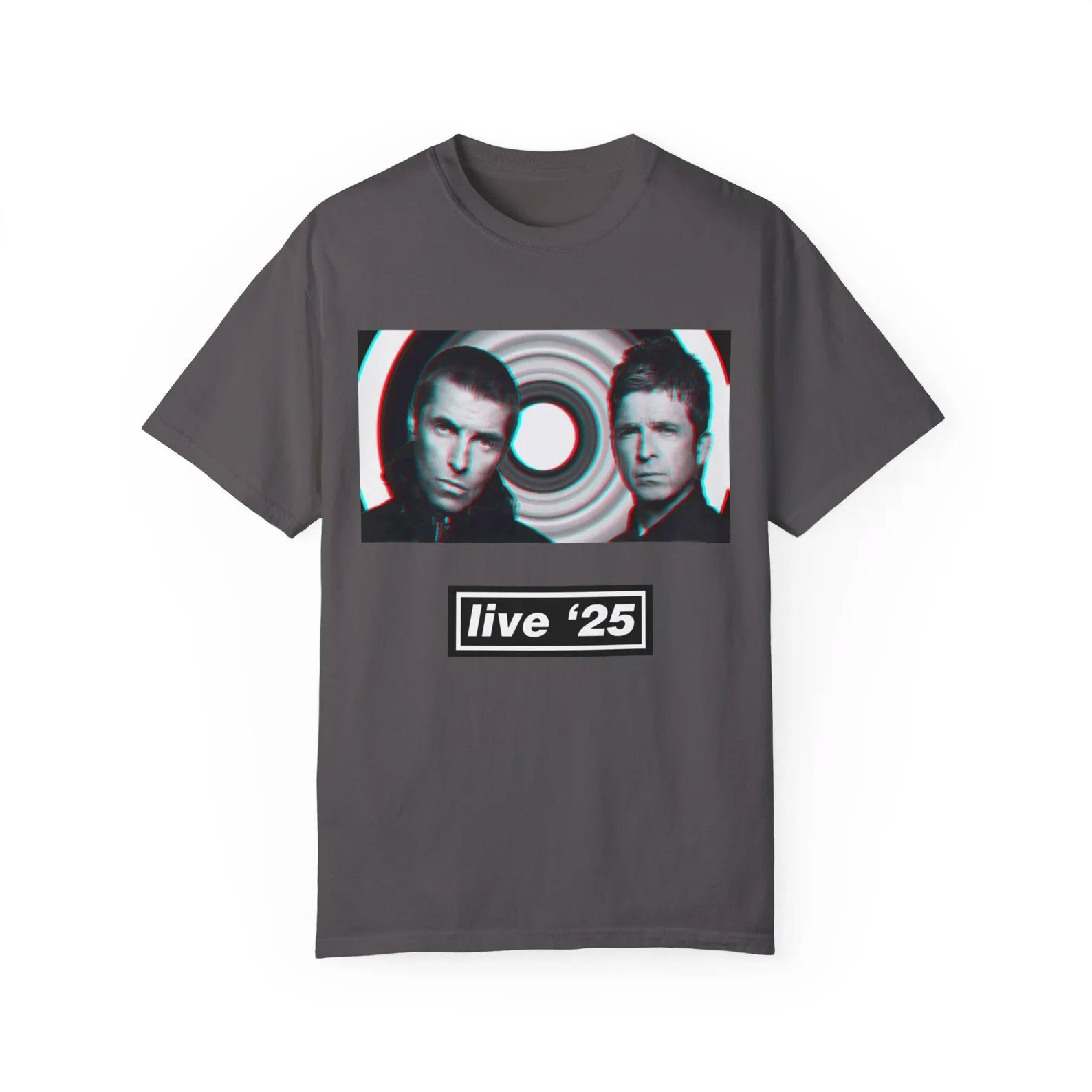 Oasis Live Tour 2025 Vintage Style Graphic Tee Oasis Live Tour 2025 Vintage Style Graphic Tee