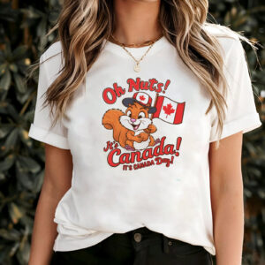 Oh Nuts It’s Canada Day Cartoon T-shirt Oh Nuts It’s Canada Day Cartoon T-shirt