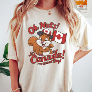 Oh Nuts It's Canada Day Cartoon T shirt 3