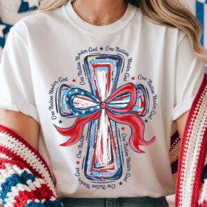 One Nation Under God Coquette Cross 4th Of July Shirts One Nation Under God Coquette Cross 4th Of July Shirts