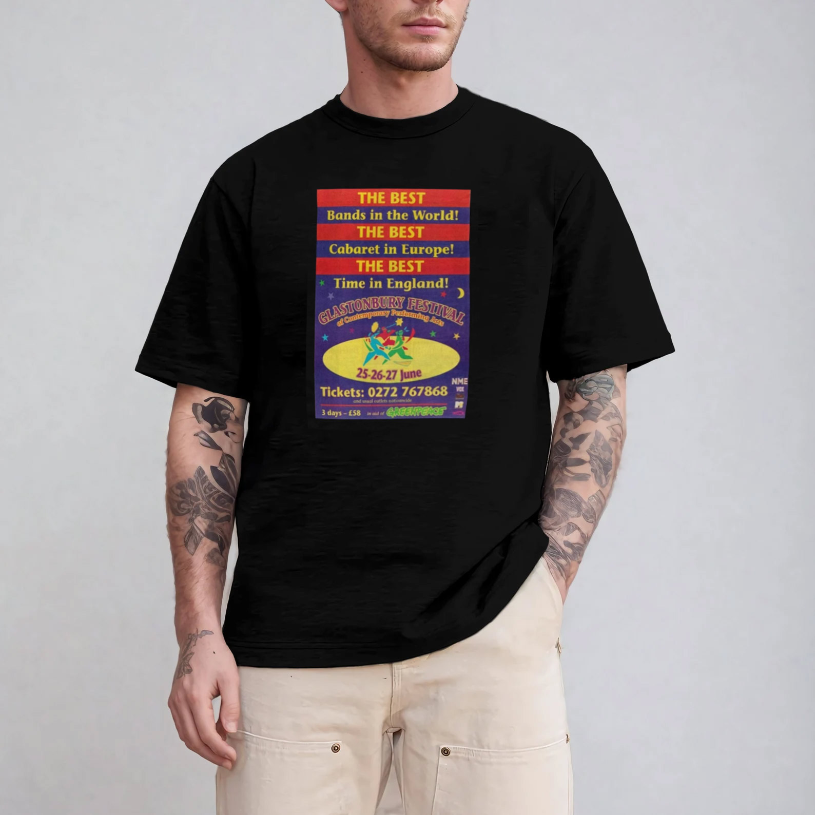 Original The 1975 Worthy Farm, Glastonbury Festival Shirt Original The 1975 Worthy Farm, Glastonbury Festival Shirt