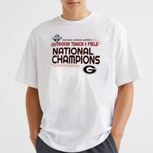 Outdoor Track and Field National Champions Georgia Bulldogs 2025 T shirt 3