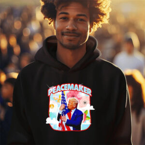 Peacemaker Trump Kiss American Flag T shirt 1