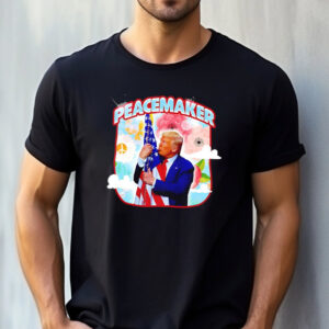 Peacemaker Trump Kiss American Flag T-shirt Peacemaker Trump Kiss American Flag T-shirt