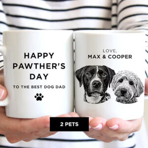 Personalized Happy Pawther's Day Gift Pet Mug 1
