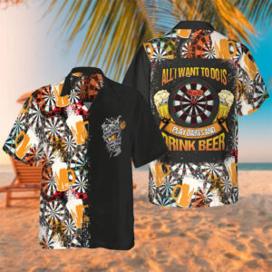 Play Dart And Drink Beer Hawaii Shirt Play Dart And Drink Beer Hawaii Shirt