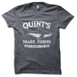 Quints Shark Fishing Jaws Movie 1975 T-shirt Quints Shark Fishing Jaws Movie 1975 T-shirt