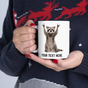 Raccoon Rock Funny Coffee Cup 3