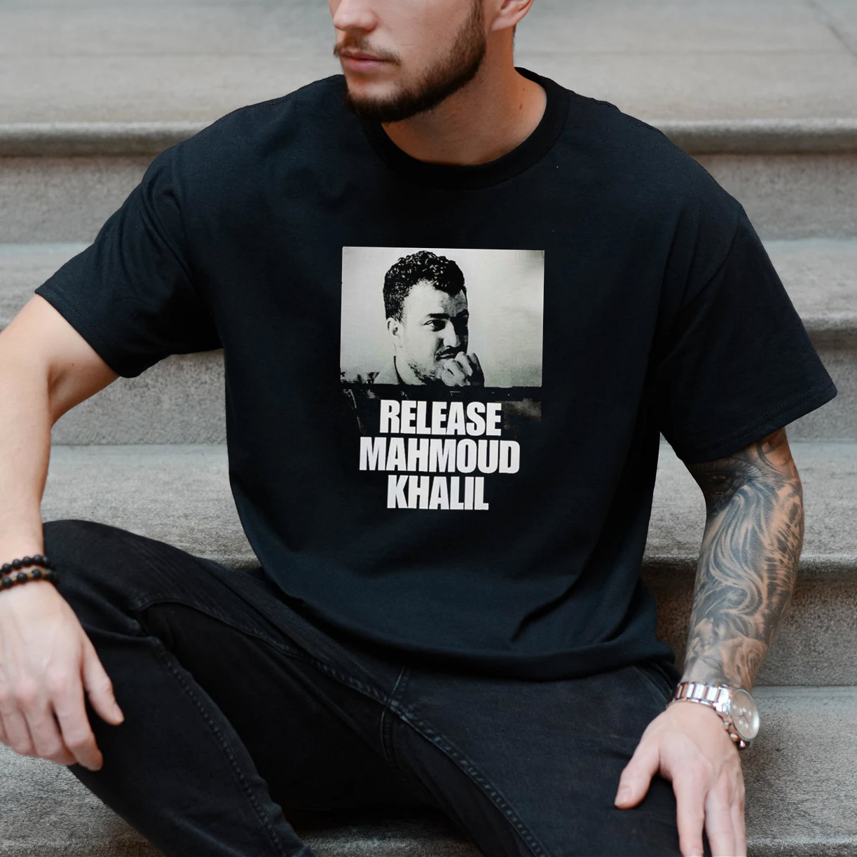 Release Mahmoud Khalil For Palestine T-shirt Release Mahmoud Khalil For Palestine T-shirt