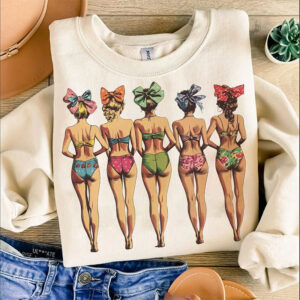 Retro Coquette Bikini Beach Girl Trip T-shirt Retro Coquette Bikini Beach Girl Trip T-shirt
