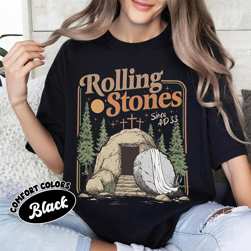 Retro Rolling Stones Since AD 33 Comfort Colors T-shirt Retro Rolling Stones Since AD 33 Comfort Colors T-shirt