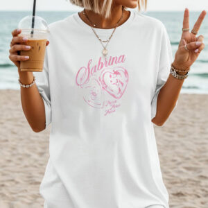 Sabrina Carpenter please please please Retro Necklace Graphic Tee 3