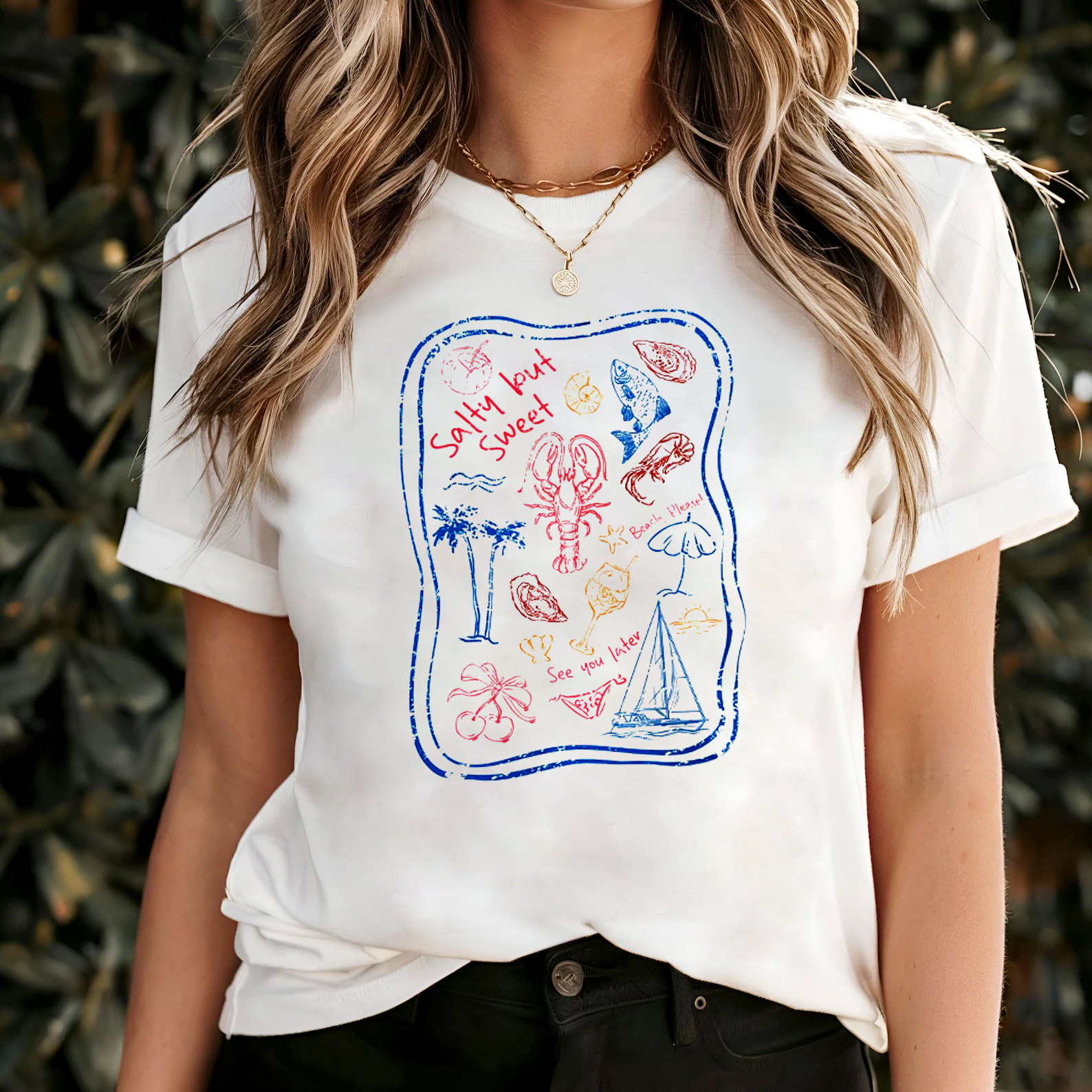 Salty But Sweet Sea Food T-shirt Salty But Sweet Sea Food T-shirt