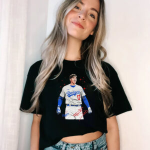 Shohei Ohtani Dodgers 17 Signature Graphic Tee 1