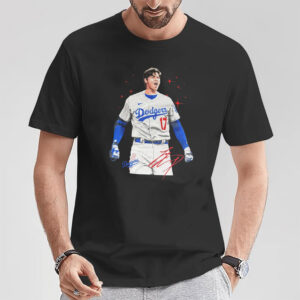 Shohei Ohtani Dodgers 17 Signature Graphic Tee Shohei Ohtani Dodgers 17 Signature Graphic Tee