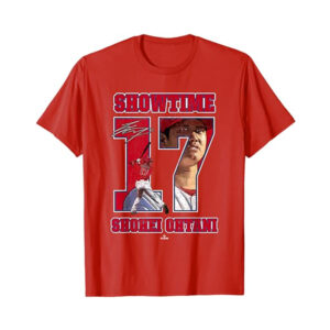 Showtime Shohei Ohtani LA Dodgers Anime Signature T shirt 2
