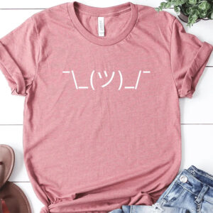 Shrug Emoji Cool Attitude Comfort Colors T shirt 3