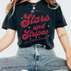 Stars And Stripes And Human Rights Freedom Retro Comfort Colors T-shirt