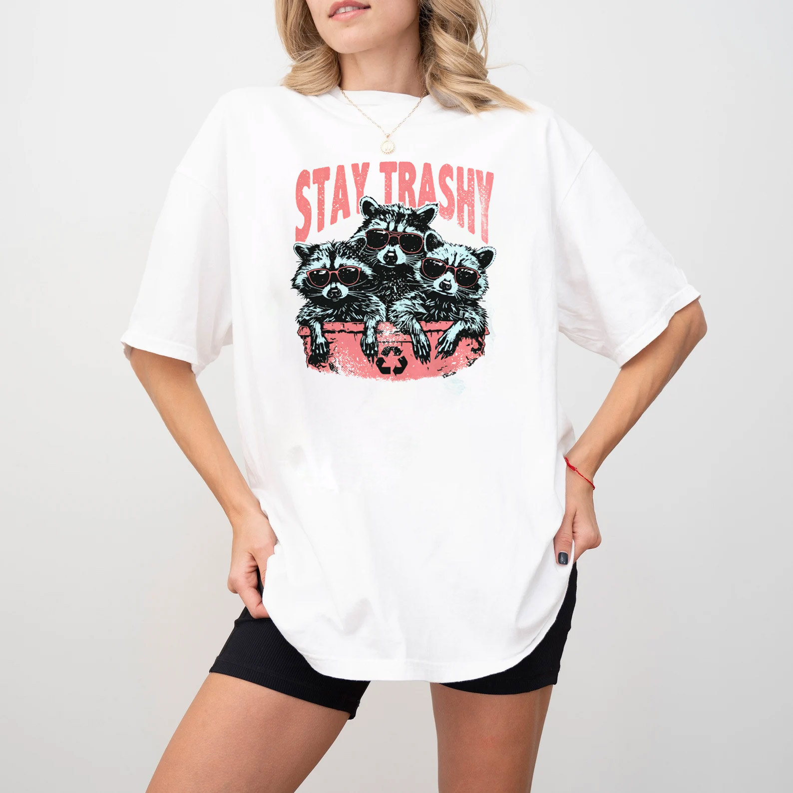 Stay Trashy Funny Raccoons Gang Meme T-shirt Stay Trashy Funny Raccoons Gang Meme T-shirt