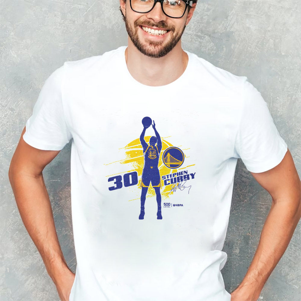 Steph Curry 30 Golden State Warriors NBA Signature T-shirt Steph Curry 30 Golden State Warriors NBA Signature T-shirt