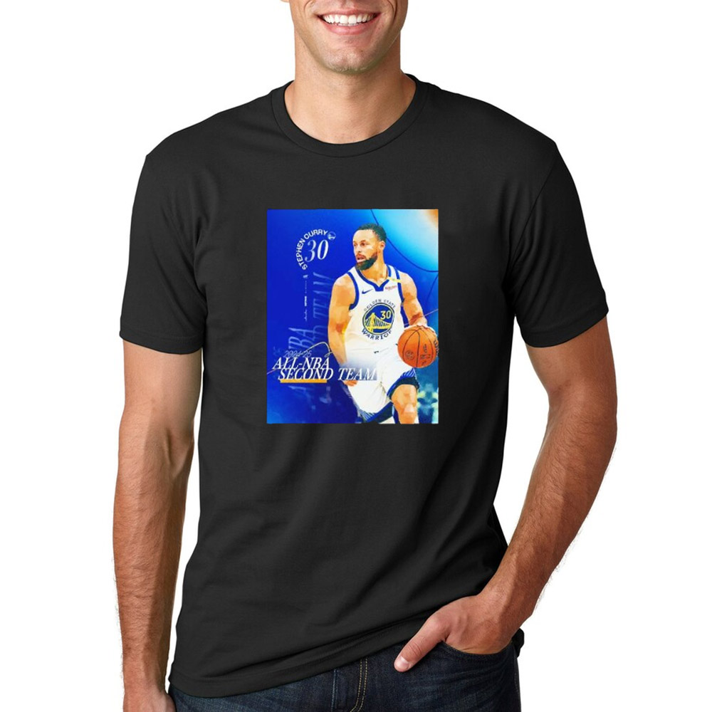 Stephen Curry All NBA Second Team Golden State Warriors T-shirt Stephen Curry All NBA Second Team Golden State Warriors T-shirt