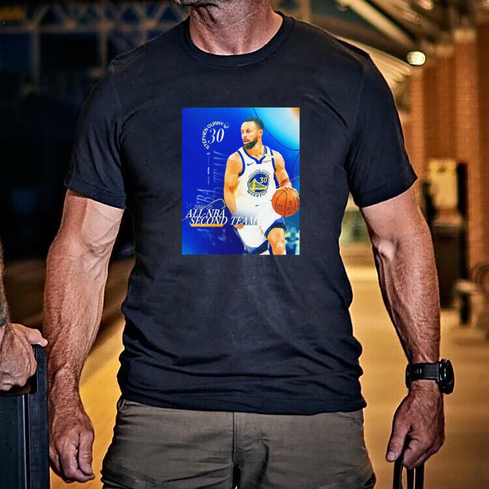 Stephen Curry All NBA Second Team Golden State Warriors T-shirt Stephen Curry All NBA Second Team Golden State Warriors T-shirt