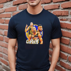 Stephen Curry Warriors Basketball 90s T shirt 3