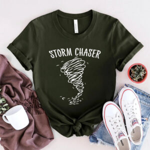 Storm Chaser Tornado Comfort Colors T shirt 2