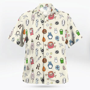 Studio Ghibli Anime Mini Characters Hawaiian Shirt Studio Ghibli Anime Mini Characters Hawaiian Shirt