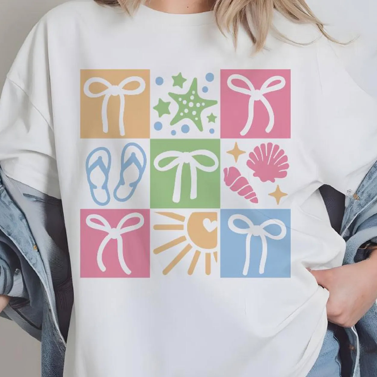 Summer Beach Coquette Adorable T-shirt Summer Beach Coquette Adorable T-shirt