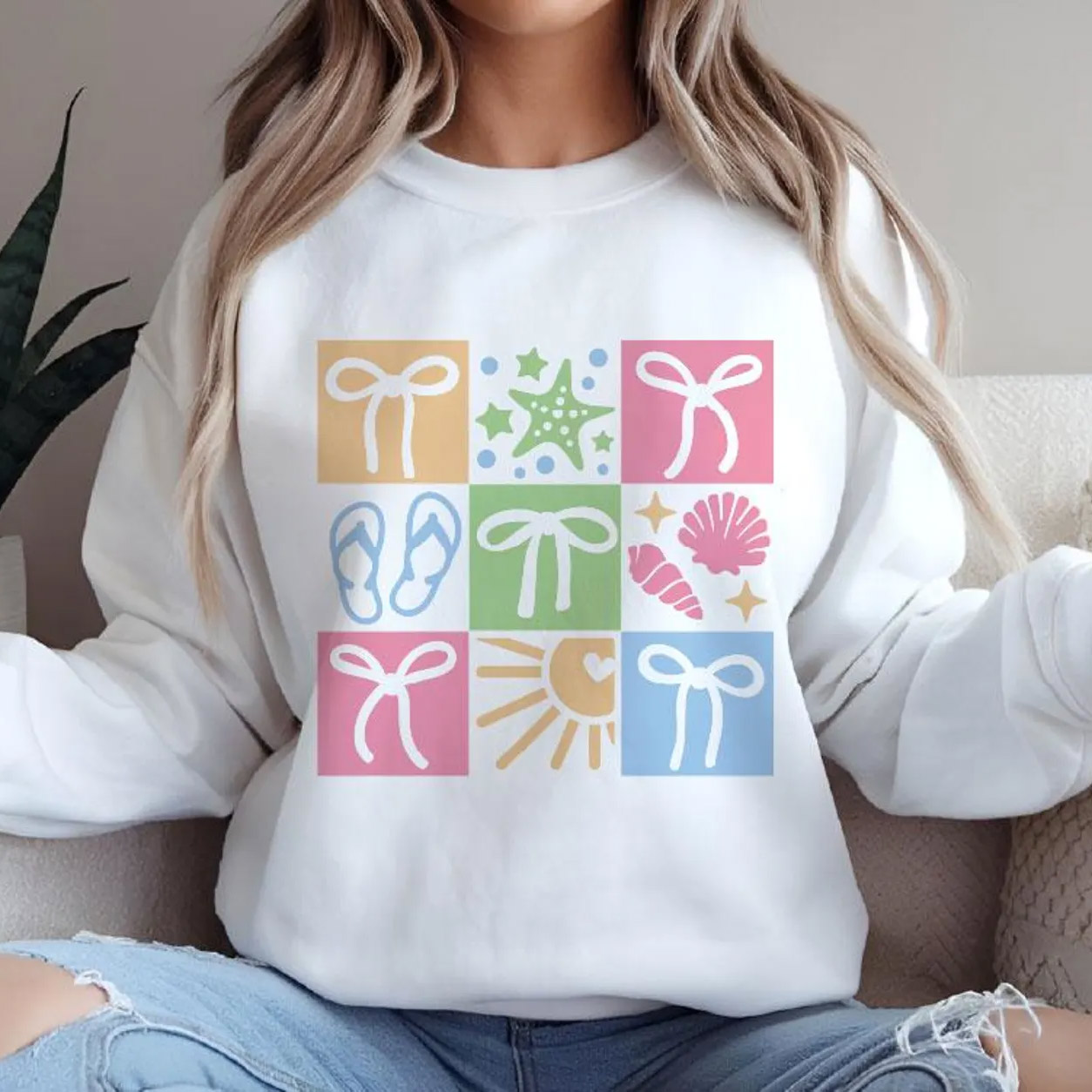 Summer Beach Coquette Adorable T-shirt Summer Beach Coquette Adorable T-shirt
