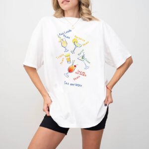 Summer Cocktails Vacation Drinks T-shirt Summer Cocktails Vacation Drinks T-shirt