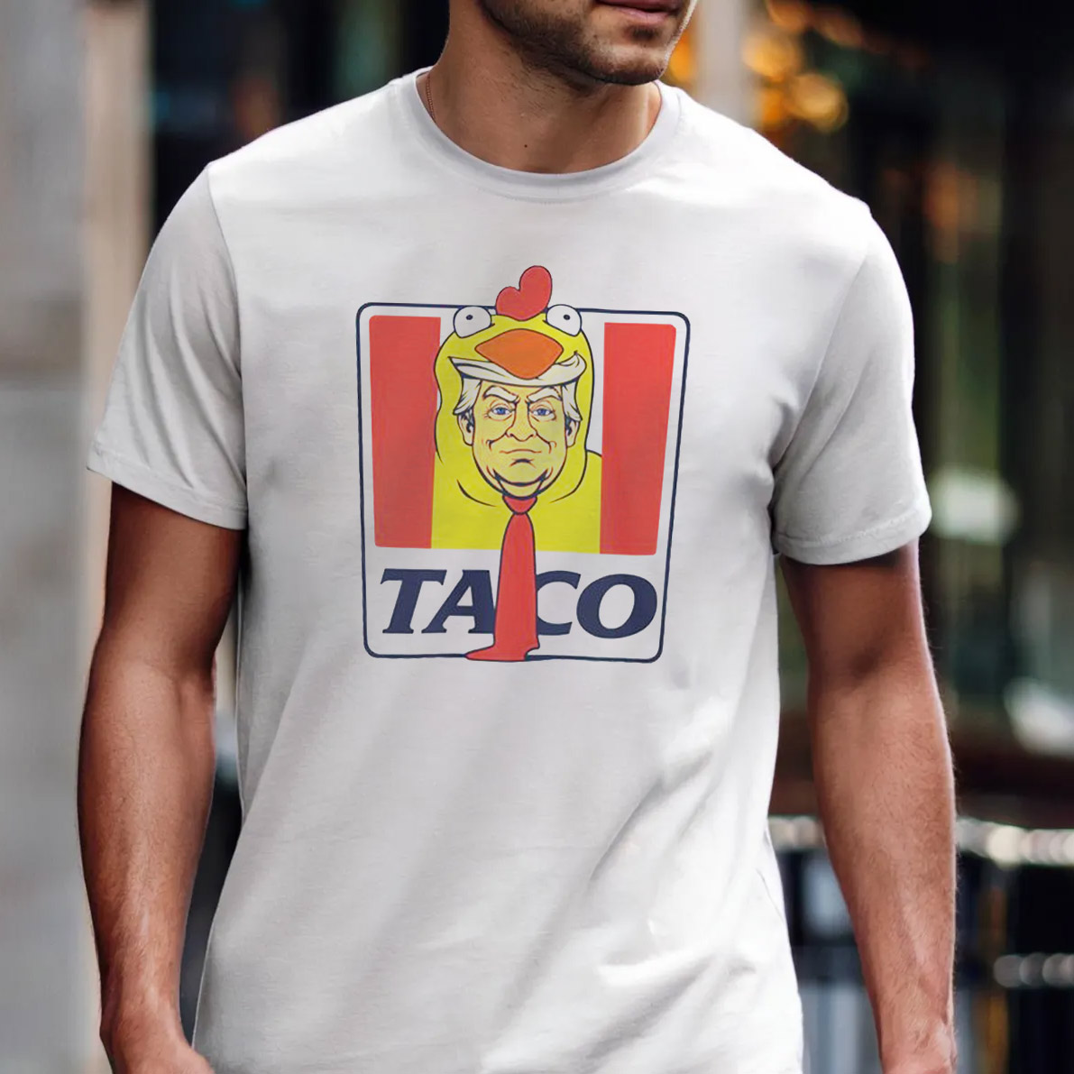 Taco Trump Always Chickens Out KFC Parody T-shirt Taco Trump Always Chickens Out KFC Parody T-shirt