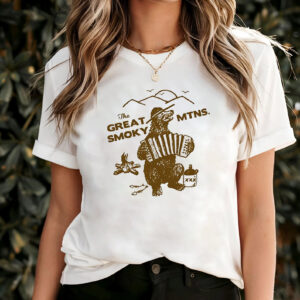 The Great Smoky Mountains Ranger Bear Camping T-shirt The Great Smoky Mountains Ranger Bear Camping T-shirt